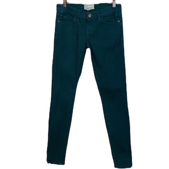 Current Elliot The Skinny Ankle Atlantic Coated Jeans - Picture 2 of 14